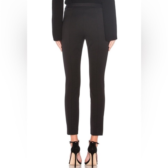 Theory Black Clean Cigarette Business Casual Trousers Pants Sz 12 - Picture 3 of 11